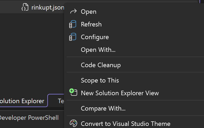 Rinku Power Tools Refresh command